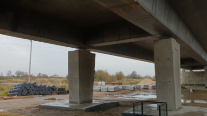 Zdjęcie 5 z budowy obwodnicy Szczecinka w ciągu drogi expresowej S11 - Xbeton Polska - Wytwórnia betonu