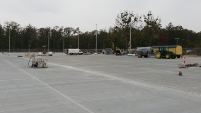 Zdjęcie 5 z budowy nawierzchni betonowej na Lotnisku Wojskowym w Pozwidzu - Xbeton Polska - Wytwórnia betonu