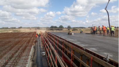 Zdjęcie 20 z budowy obwodnicy Szczecinka w ciągu drogi expresowej S11 - Xbeton Polska - Wytwórnia betonu